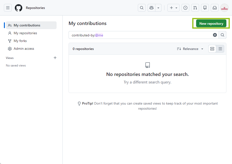 Как получить бесплатный адрес на Github: шаг 3