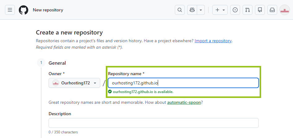 Как получить бесплатный адрес на Github: шаг 4