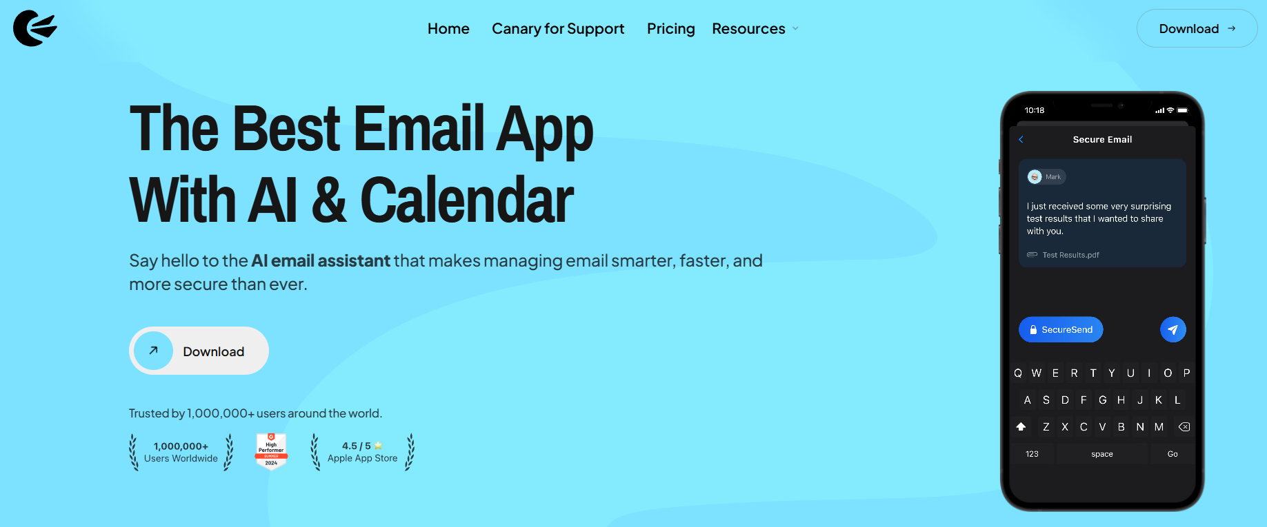 почтовый клиент Canary Mail