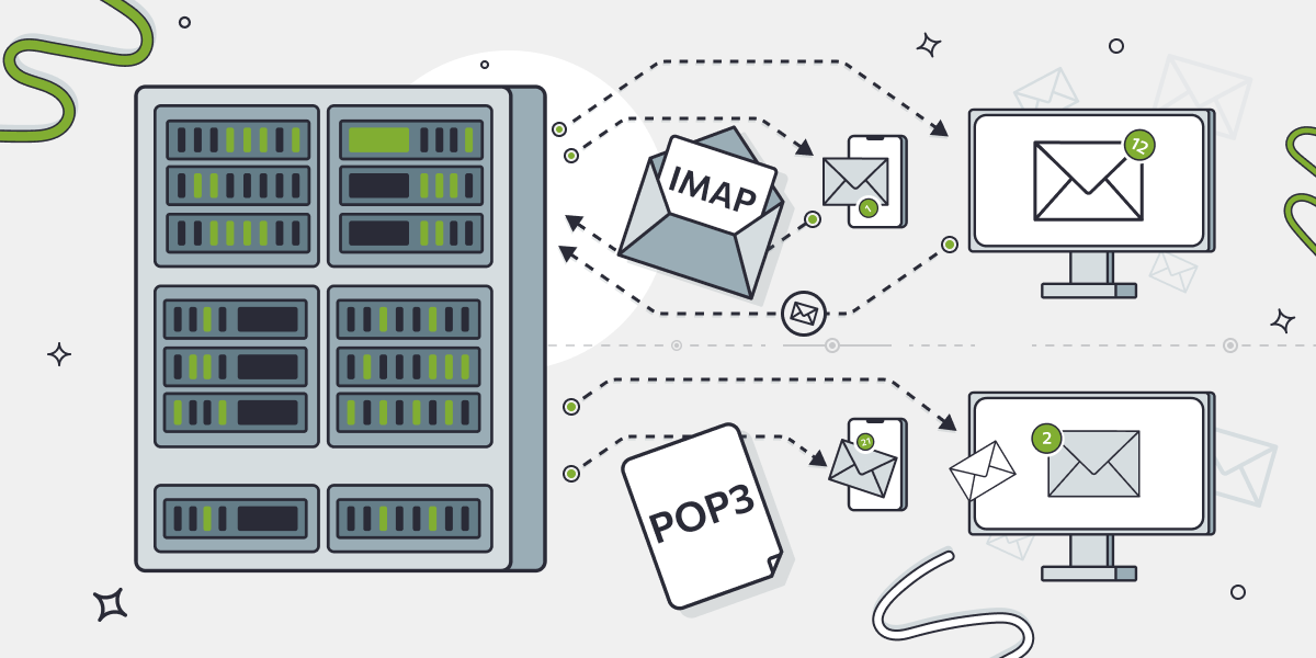 Разница протоколов POP3 и IMAP