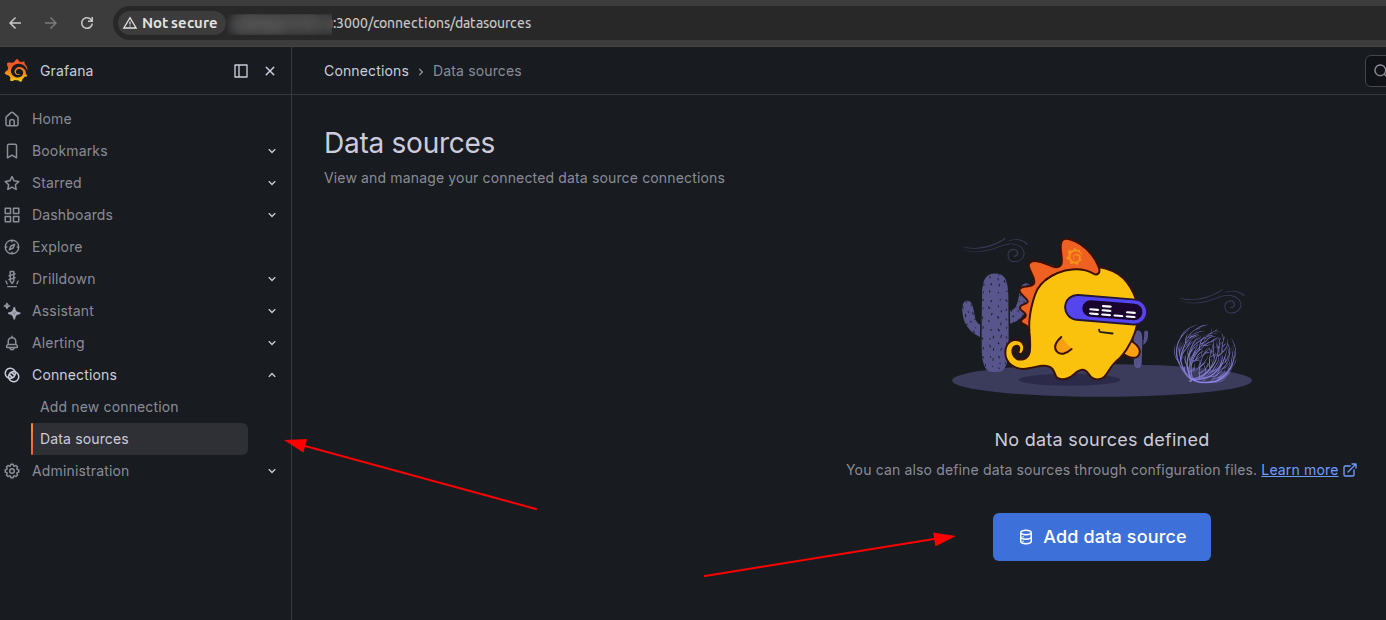 Подключение Prometheus к Grafana