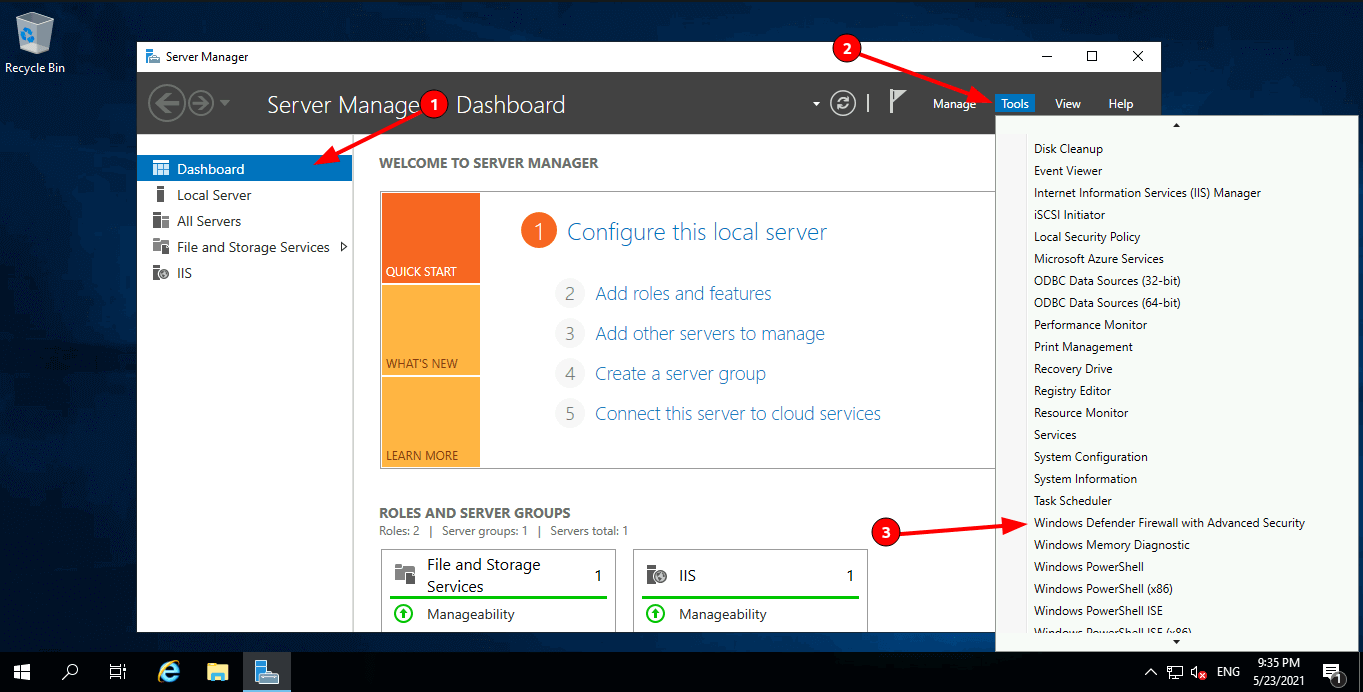 Настройка ftp сервера на windows server 2019