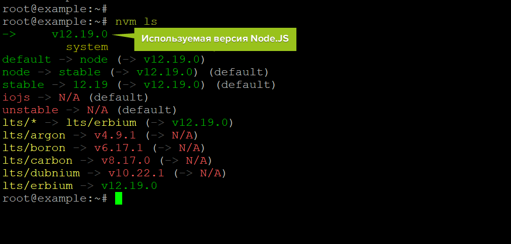 Установка Node.JS на Linux-сервере | FirstVDS