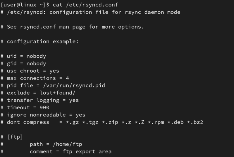 Примеры синхронизации Rsync в Linux